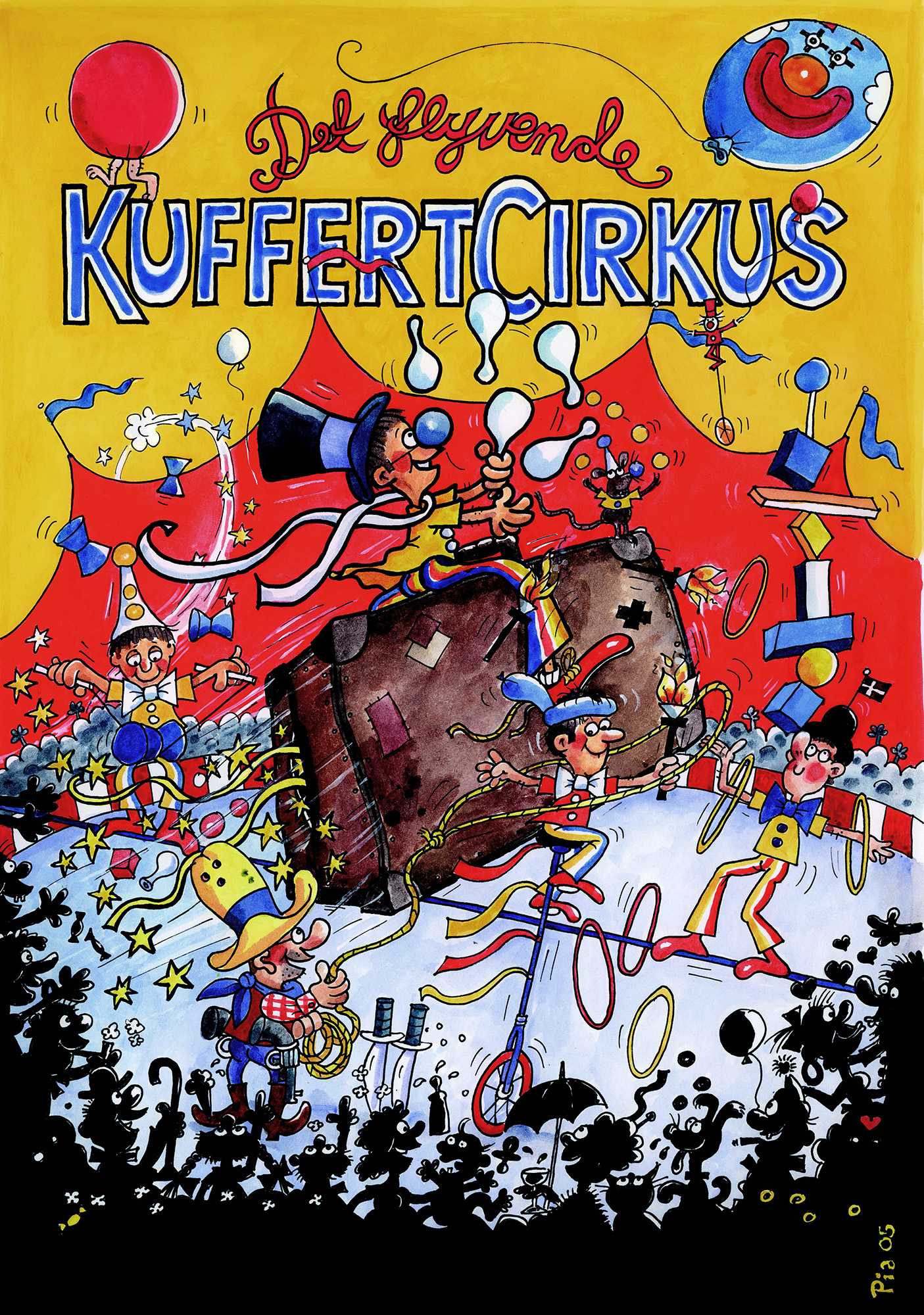 Plakatx Det flyvende kuffert cirkus